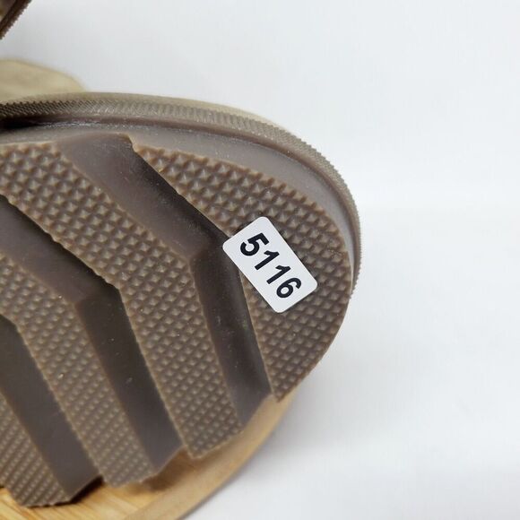 Sorel Joan of Arctic Wedge‎ Chelsea Boots Womens 10.5 Tan Burnished Brown Winter - Picture 12 of 12